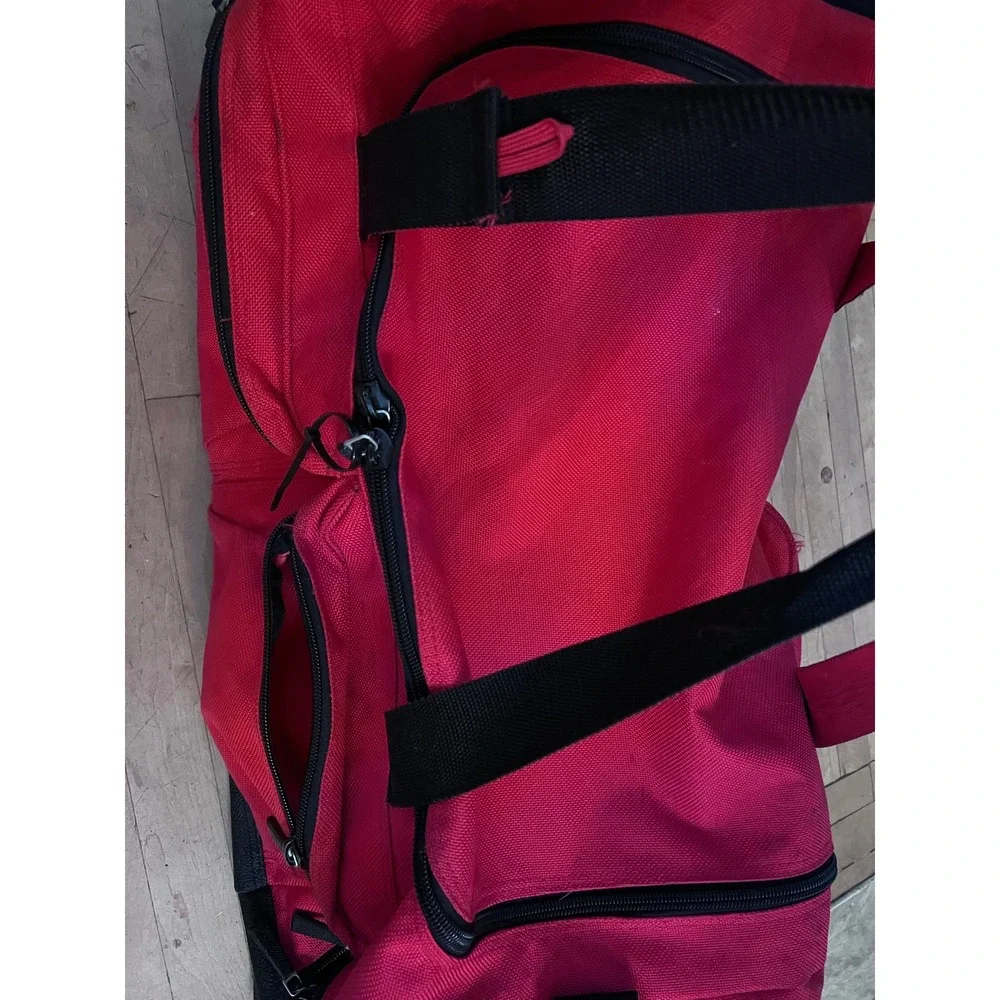 Vintage Marlboro Adventure Team 5 Piece Luggage Set Red Duffel Backpack Bag OS